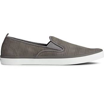 Sperry Sailor Twin Gore Perforated Siva - Damske Slip On